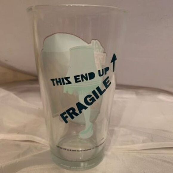 A Christmas Story Ah Fre-Gi-Le… Must Be Italian Leg Lamp Pint Beer Glass - Picture 4 of 7